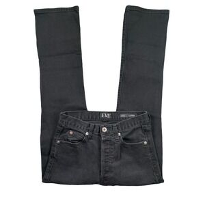 Eve Denim Black Jeans The Jane Straight Crop Made In USA Womens Sz 25 Excellent